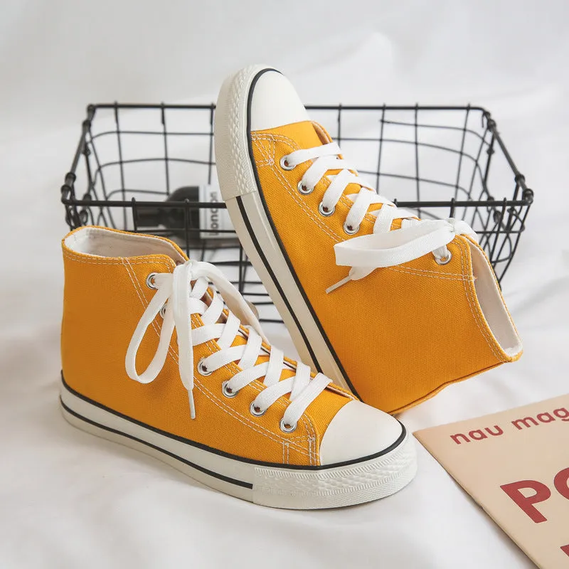 High-Top Canvas Sneakers