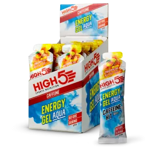 HIGH5 ENERGY GEL AQUA CAFFEINE HIT TROPICAL BOX OF 20