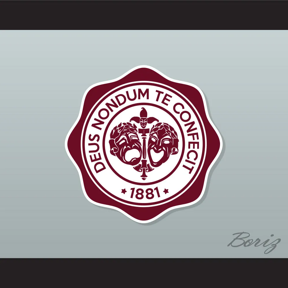 Hillman College Maroon Basketball Shorts with Theater Patch
