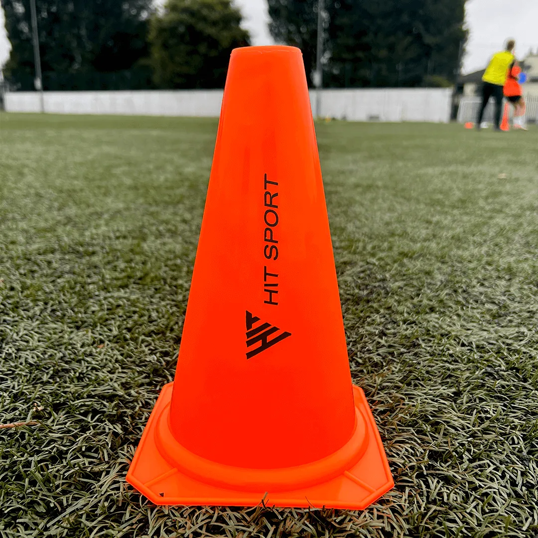 Hit Sport 4-Pack Training Traffic Cone (12in / 30cm)