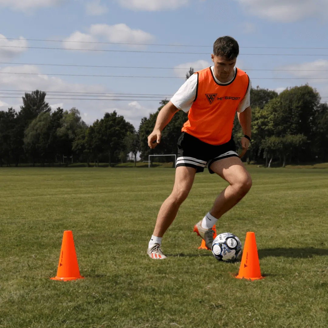 Hit Sport 4-Pack Training Traffic Cone (12in / 30cm)
