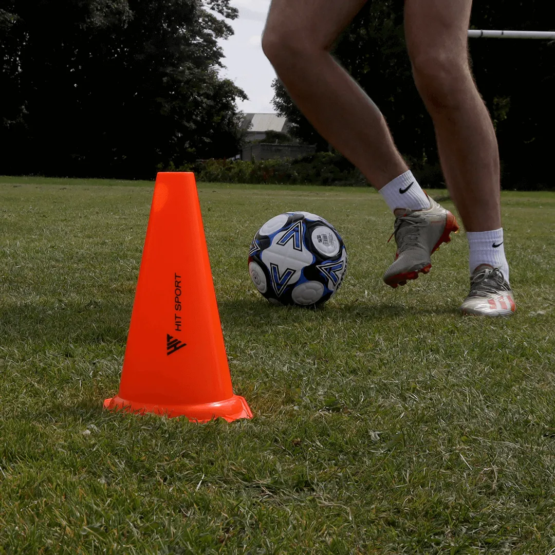 Hit Sport 4-Pack Training Traffic Cone (12in / 30cm)