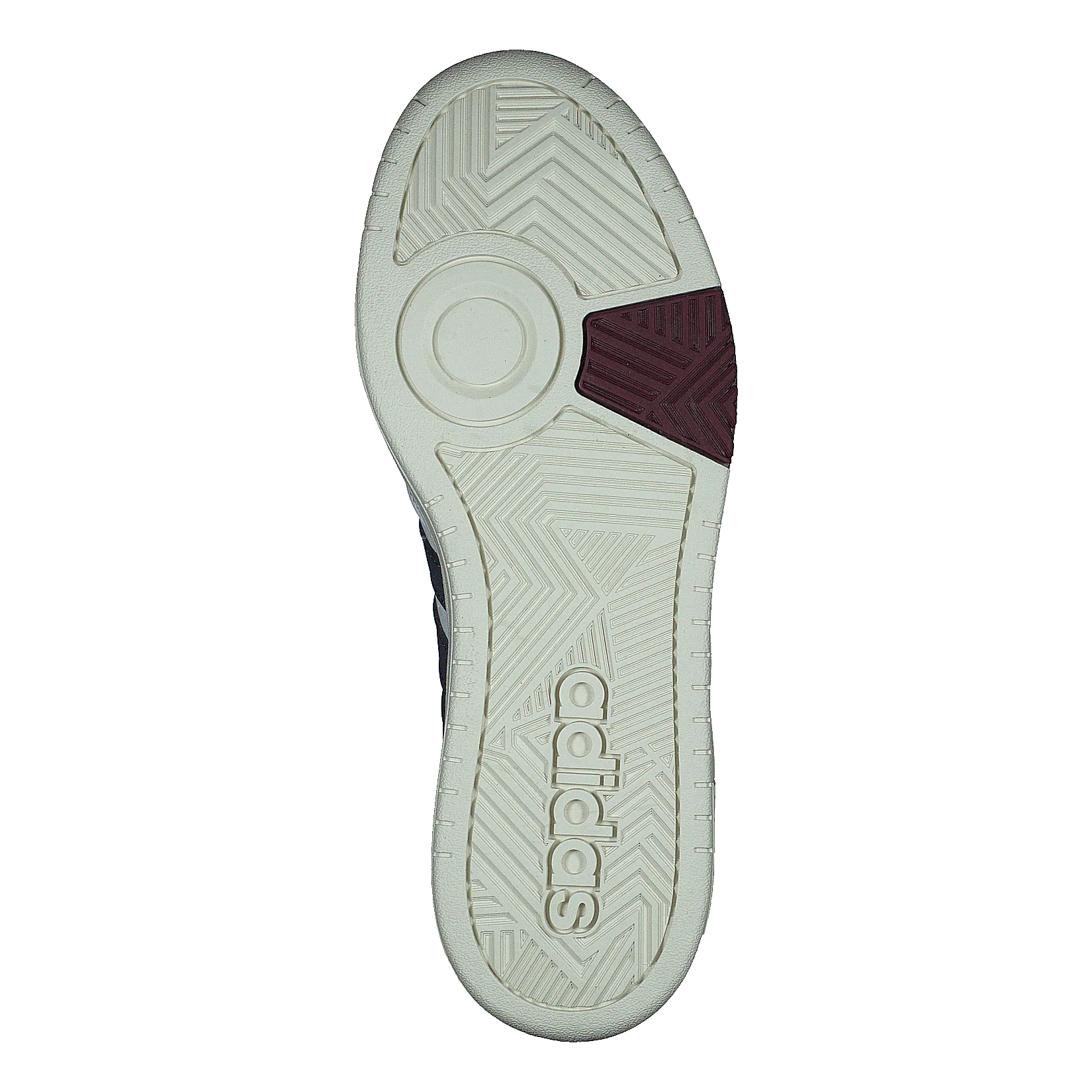 Hoops 3.0 Mid Lifestyle Basketball Classic Vintage Shoes Cloud White / Shadow Navy / Shadow Red