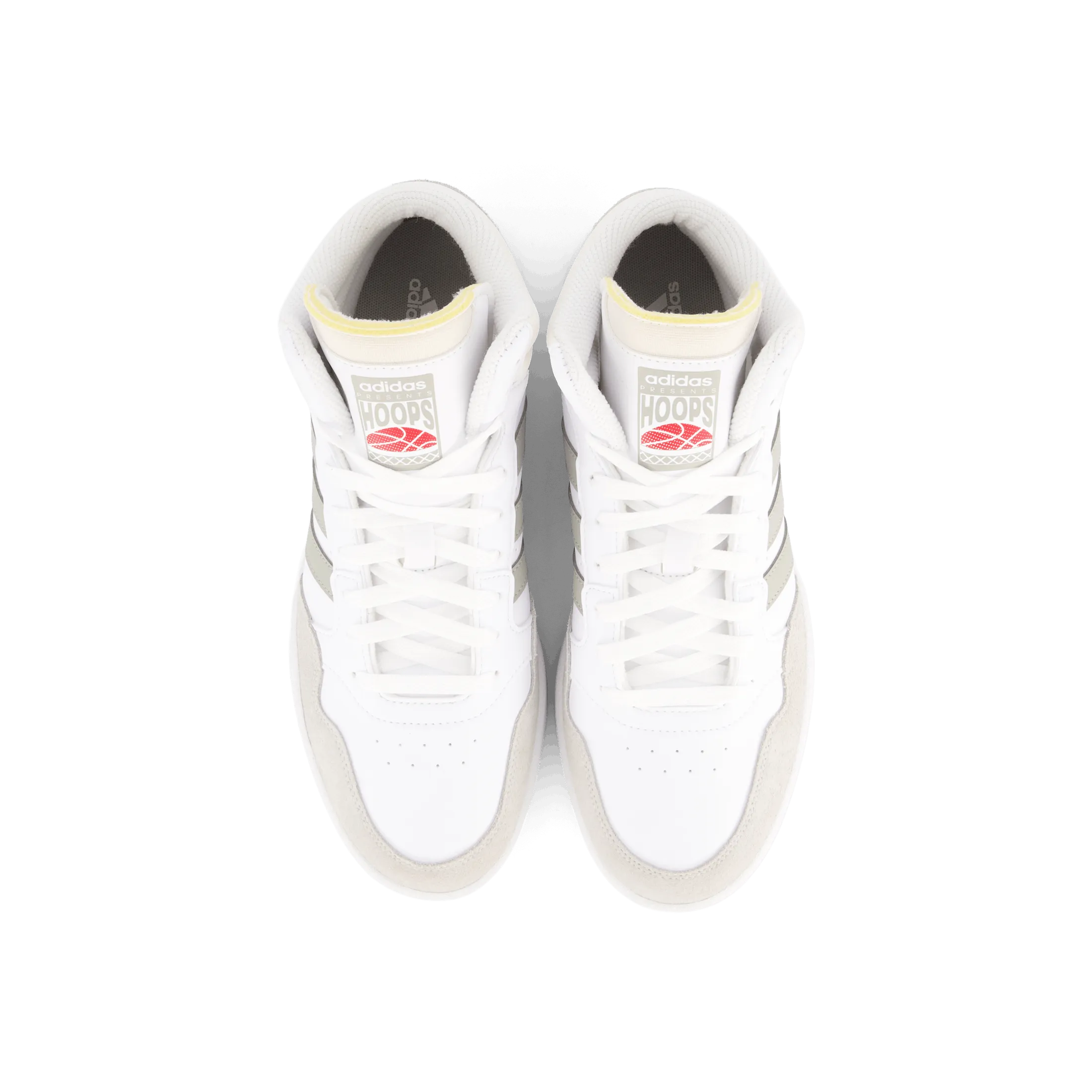 Hoops 3.0 Mid Lifestyle Basketball Classic Vintage Shoes White