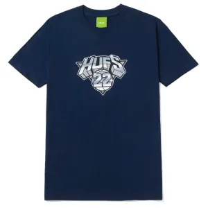 Huf Men Eastern 2.0 SS Tee Navy TS01755-NVY