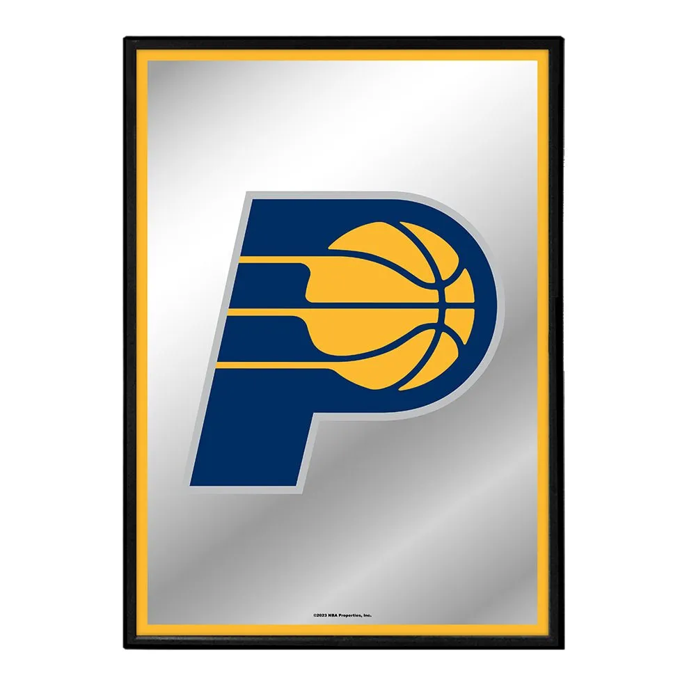 Indiana Pacers: Framed Mirrored Wall Sign