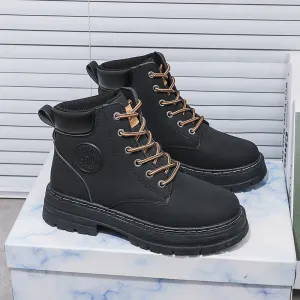 INSTOCK-High-top Martin boots for women
