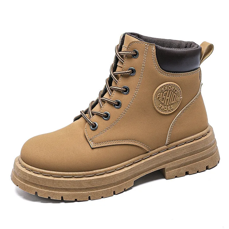 INSTOCK-High-top Martin boots for women