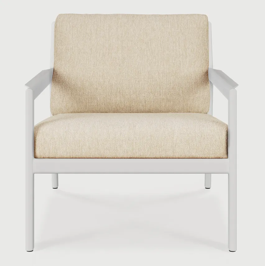 Jack Outdoor Lounge Chair - Aluminium White