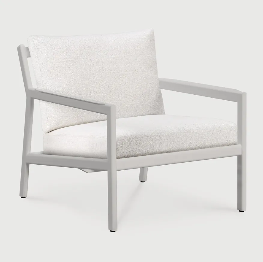 Jack Outdoor Lounge Chair - Aluminium White