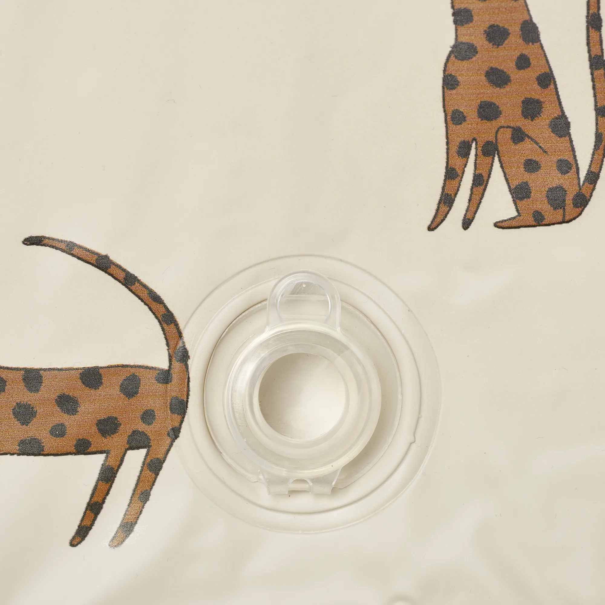 Jeanette Leopard Print Large Paddling Pool (Sandy)