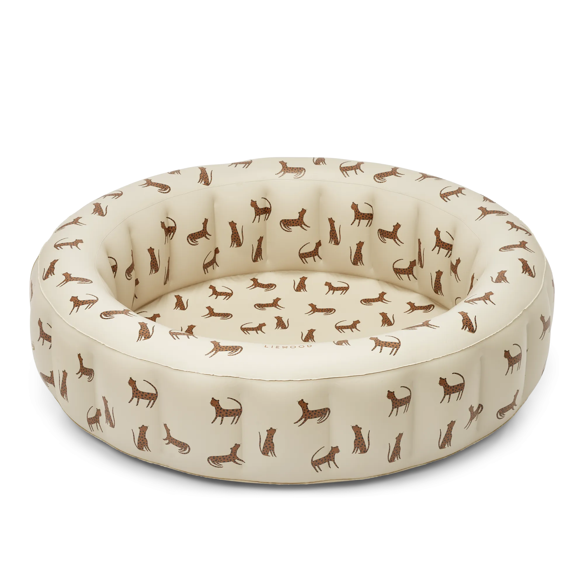 Jeanette Leopard Print Large Paddling Pool (Sandy)