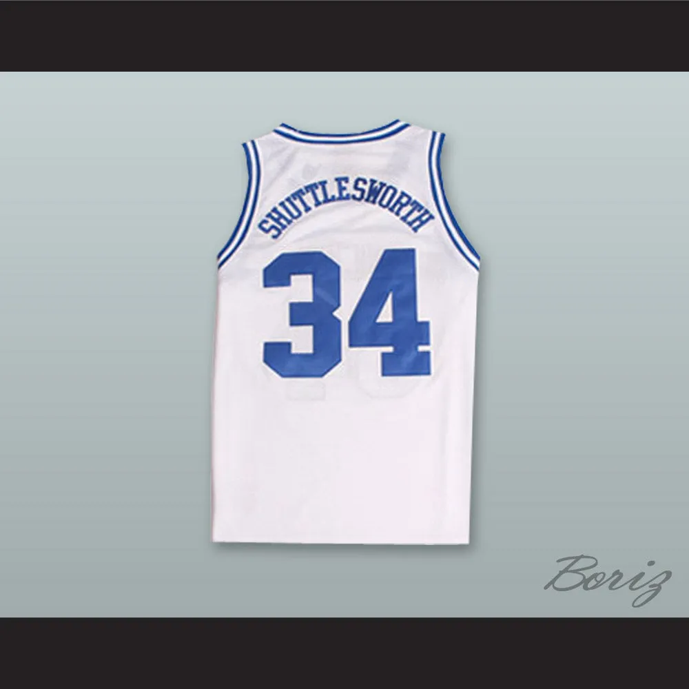 Jesus Shuttlesworth 34 Lincoln High School White Basketball Jersey He Got Game