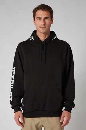 Jetpilot Sparked Mens Pullover Hoodie - Black/White