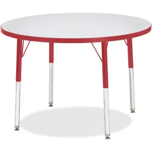 Jonti-Craft Berries Adult Height Color Edge Round Table