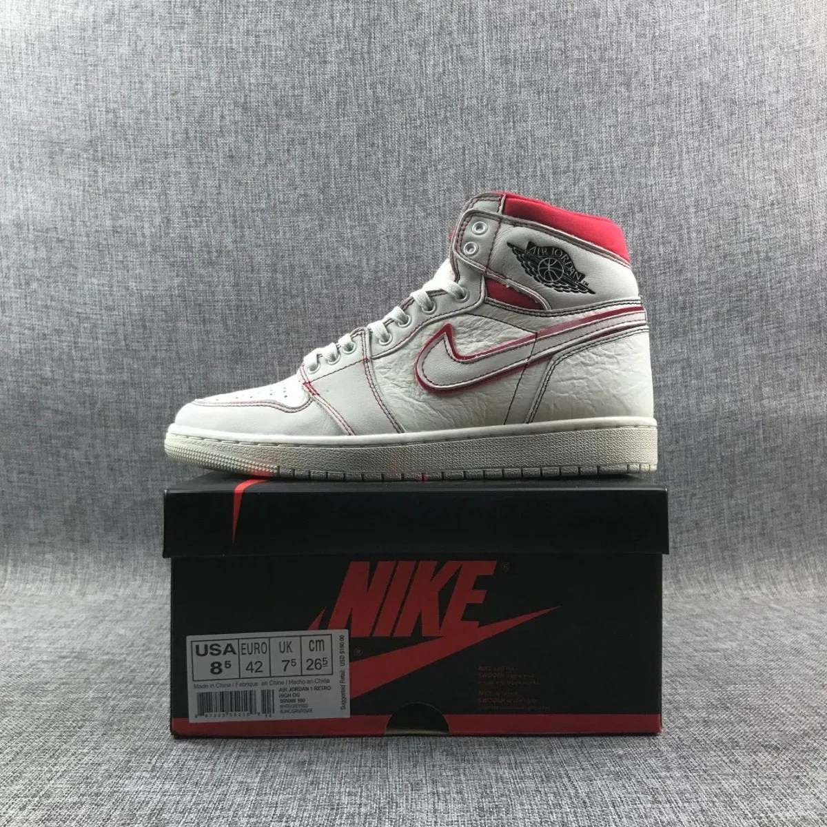 JORDAN 1 RETRO HIGH x PHANTOM GYM RED