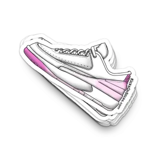 Jordan 2 Low "Cherry Blossom" Sneaker Sticker