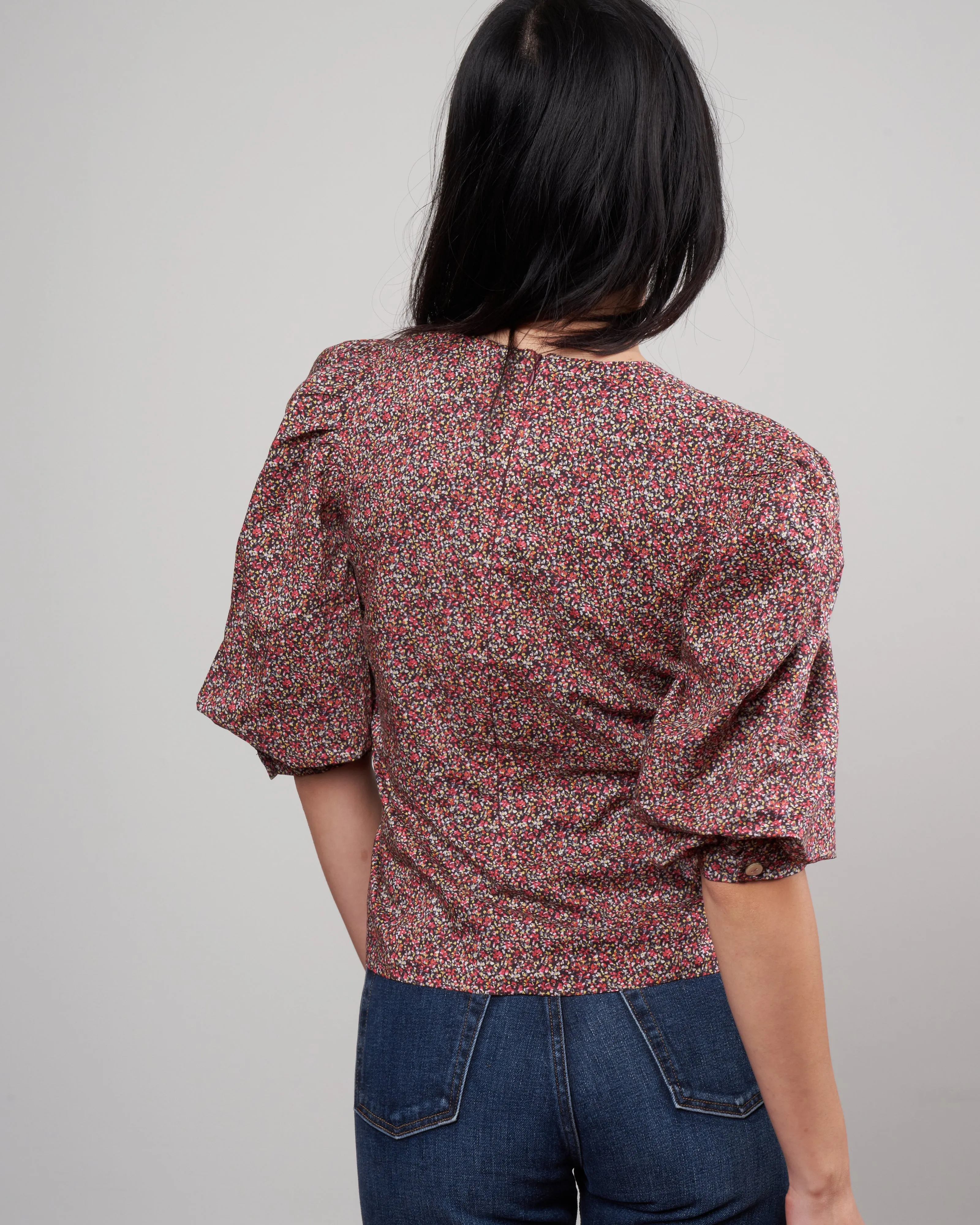 jordan blouse - red liberty