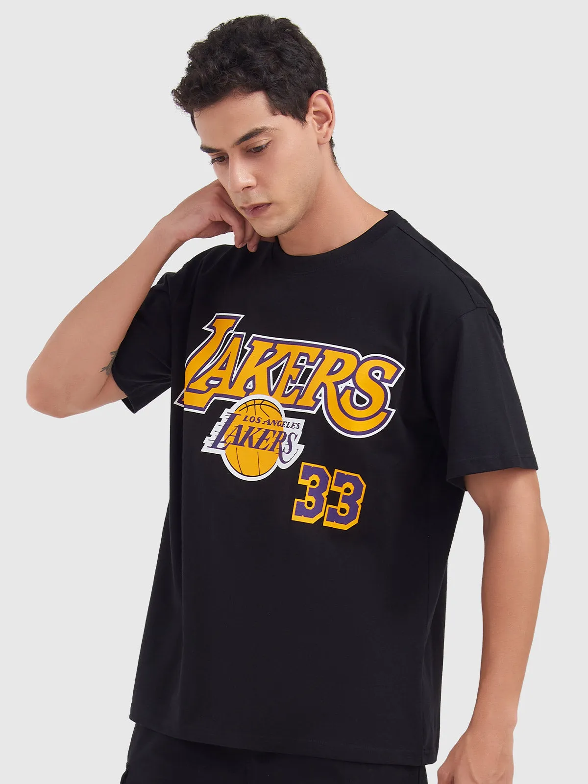 Kareem Abdul Jabbar Classic Numbered Oversized T-Shirt