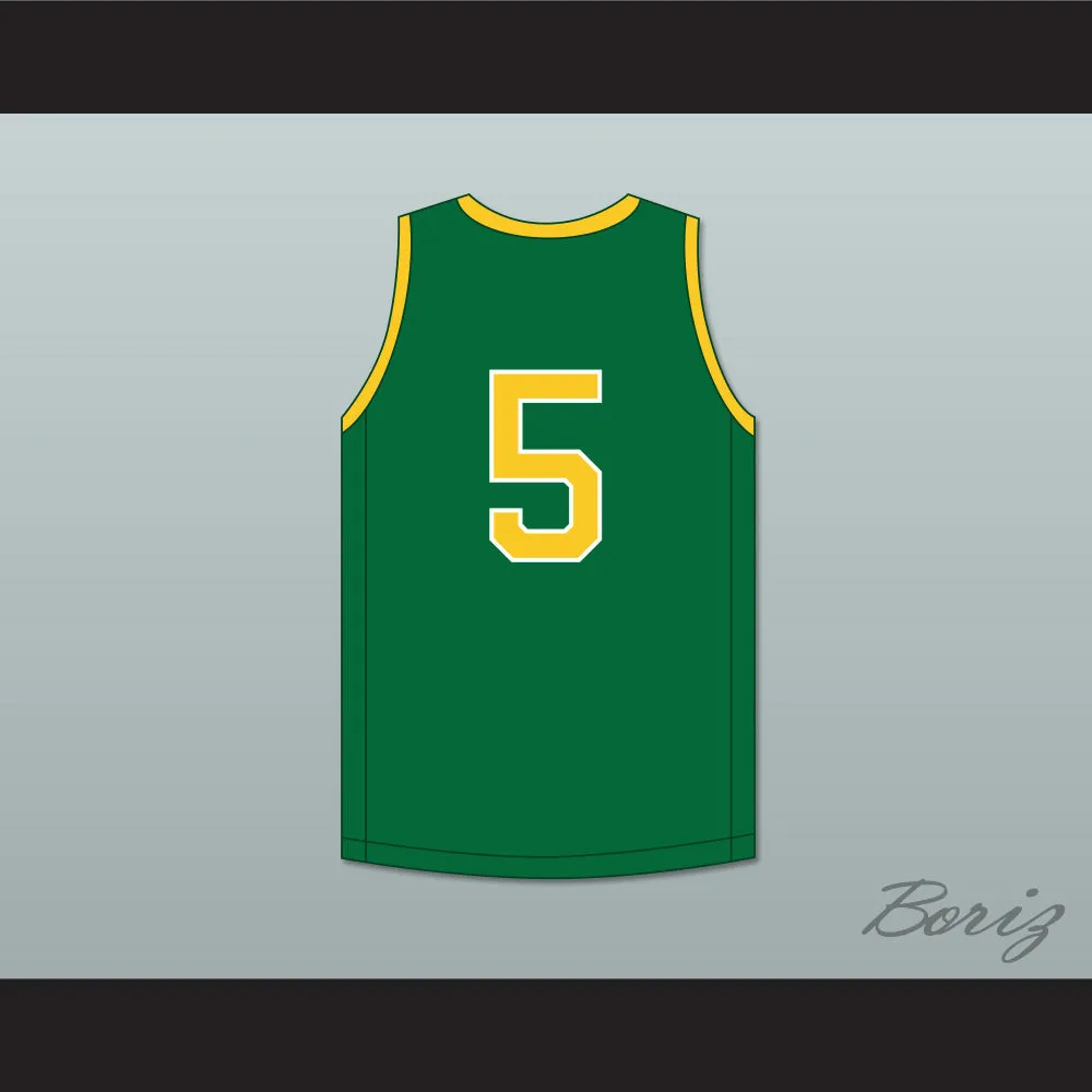 Kevon Looney 5 Alexander Hamilton High School Wildcats Green Basketball Jersey 1