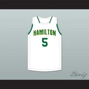 Kevon Looney 5 Alexander Hamilton High School Wildcats White Basketball Jersey 4