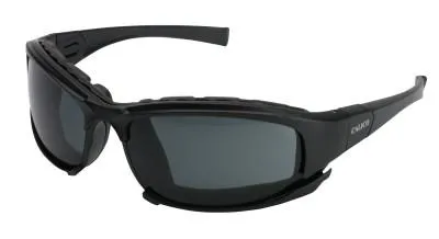 Kimberly-Clark Professional V50 Calico* Safety Eyewear, Smoke Lens, Anti-Fog, Anti-Scratch, Black Frame, 25675