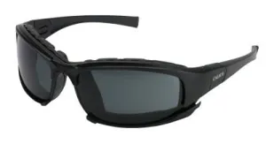 Kimberly-Clark Professional V50 Calico* Safety Eyewear, Smoke Lens, Anti-Fog, Anti-Scratch, Black Frame, 25675