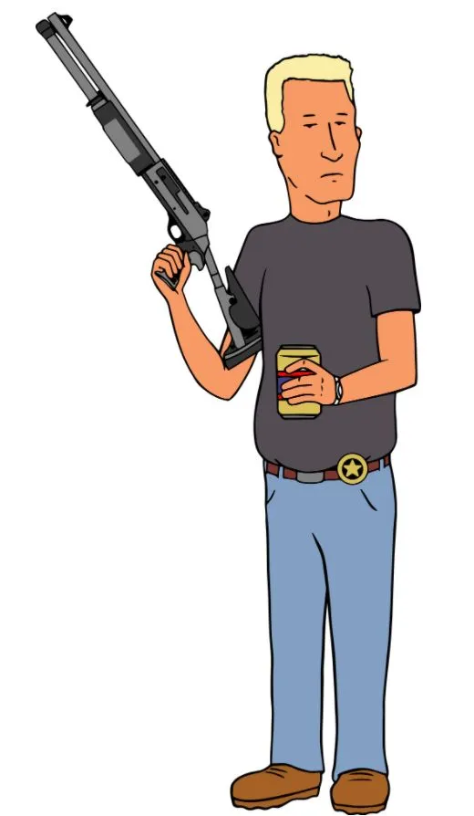 King of The Kill Boomhauer Sticker