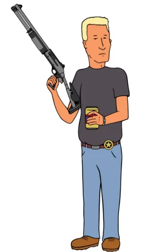King of The Kill Boomhauer Sticker