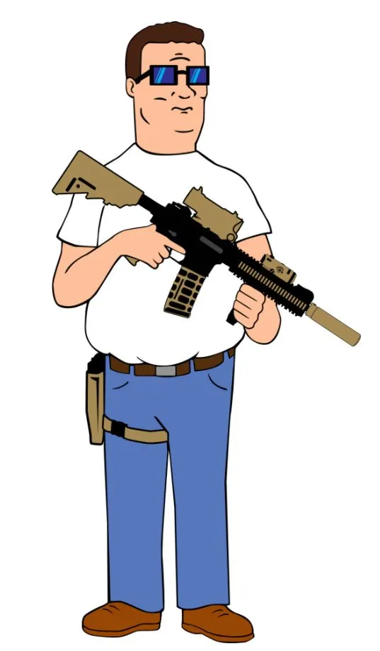 King of The Kill Hank Sticker