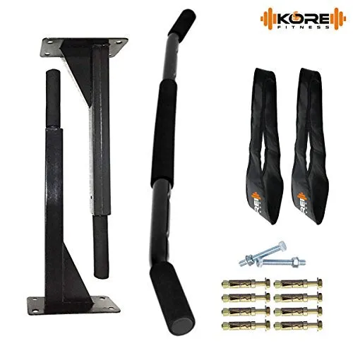 Kore K-WM-CHINUP-BAR-SR-ABS Pull-Up Bar and Ab Strap Combo