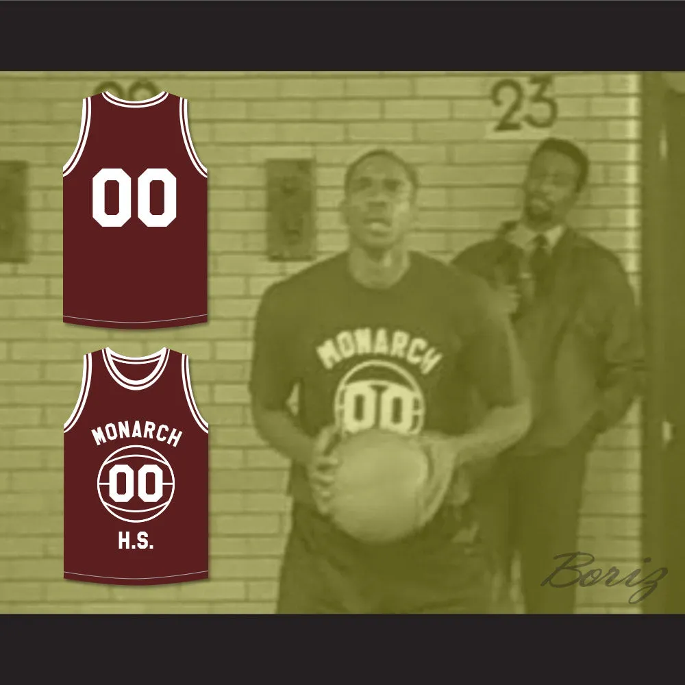 Kyle Lee Watson 00 Monarch High School Maroon Practice Basketball Jersey Above The Rim