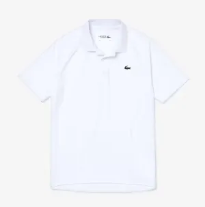 Lacoste Men's SPORT Breathable Run-Resistant Interlock Polo White DH3201-51-001