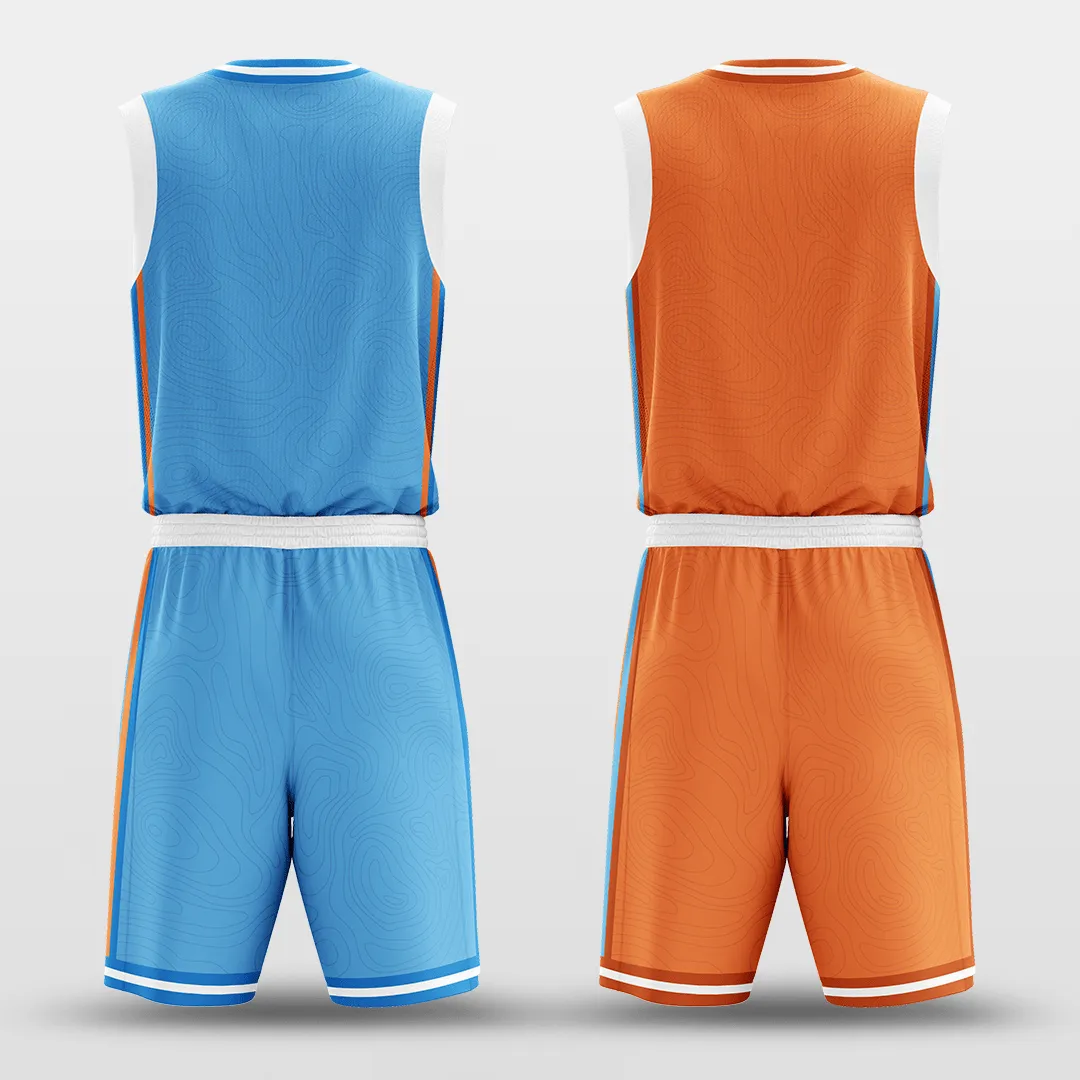 Lake - Customized Reversible Sublimated Basketball Set