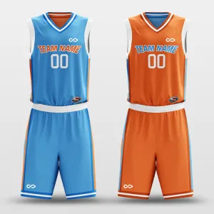 Lake - Customized Reversible Sublimated Basketball Set