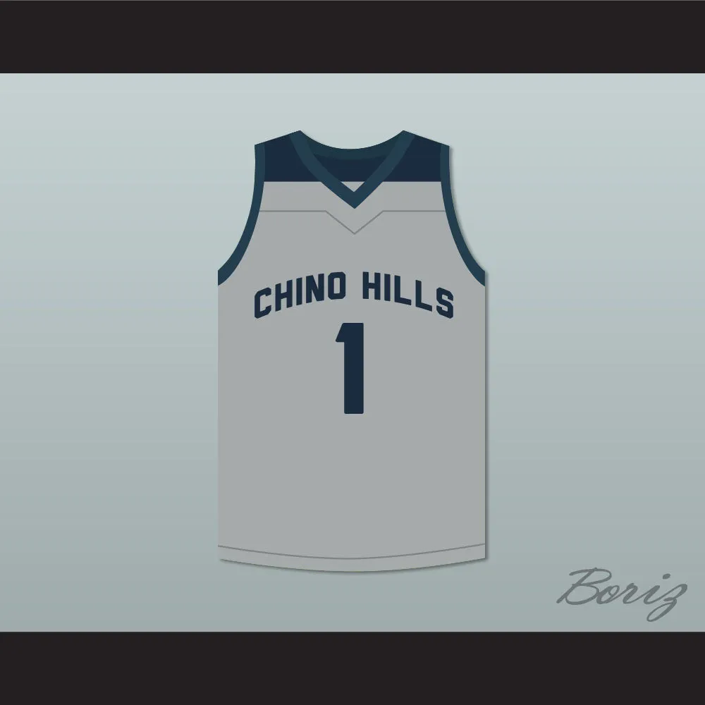 LaMelo Ball 1 Chino Hills Huskies Gray Basketball Jersey
