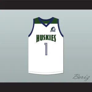 LaMelo Ball 1 Chino Hills Huskies White Basketball Jersey with Patch