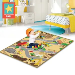 Large Construction Play Mat (120 x 100cm)