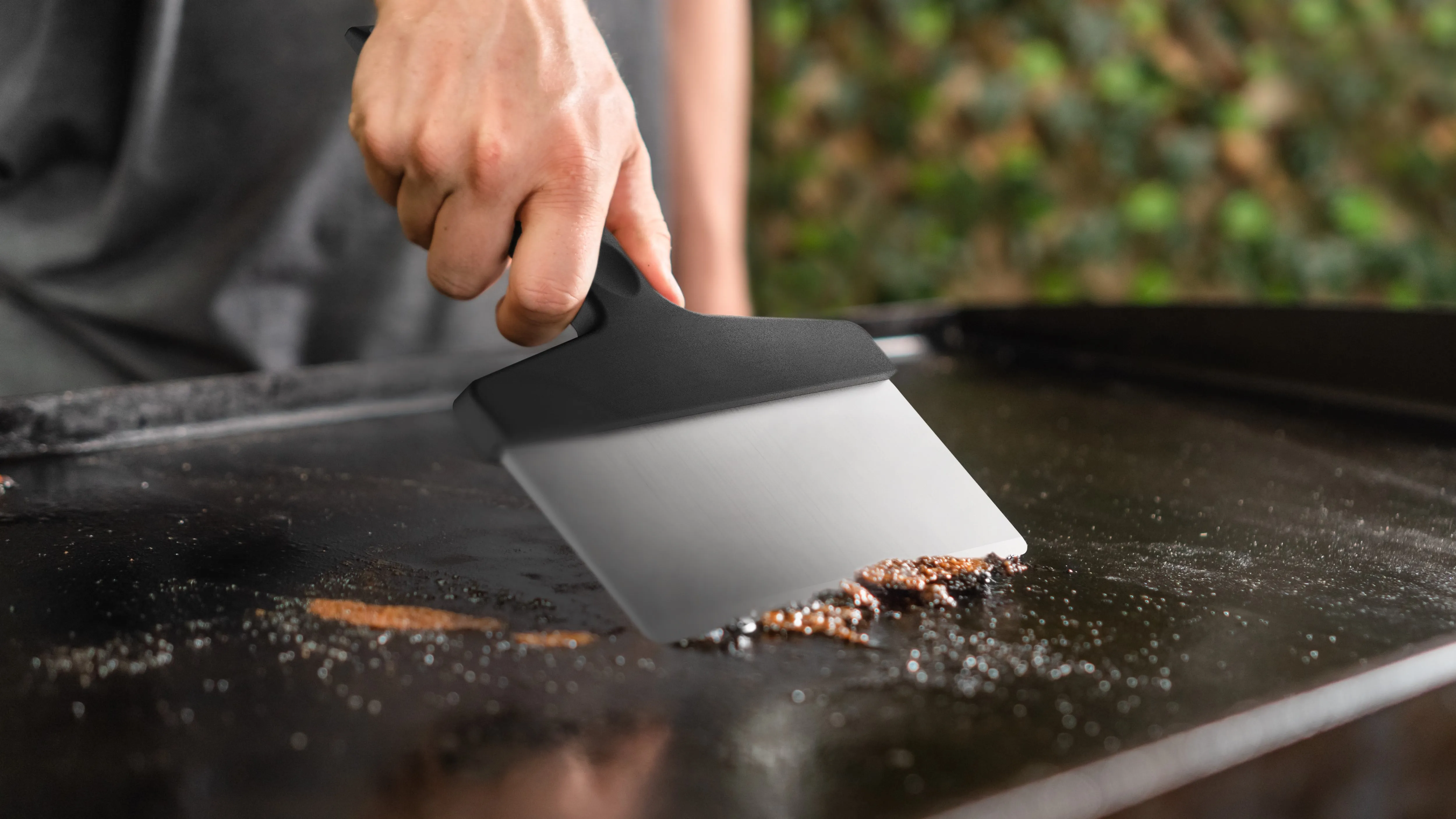 Large Stainless Steel Blackstone 6" Griddle Scraper - NEW   Free Shipping