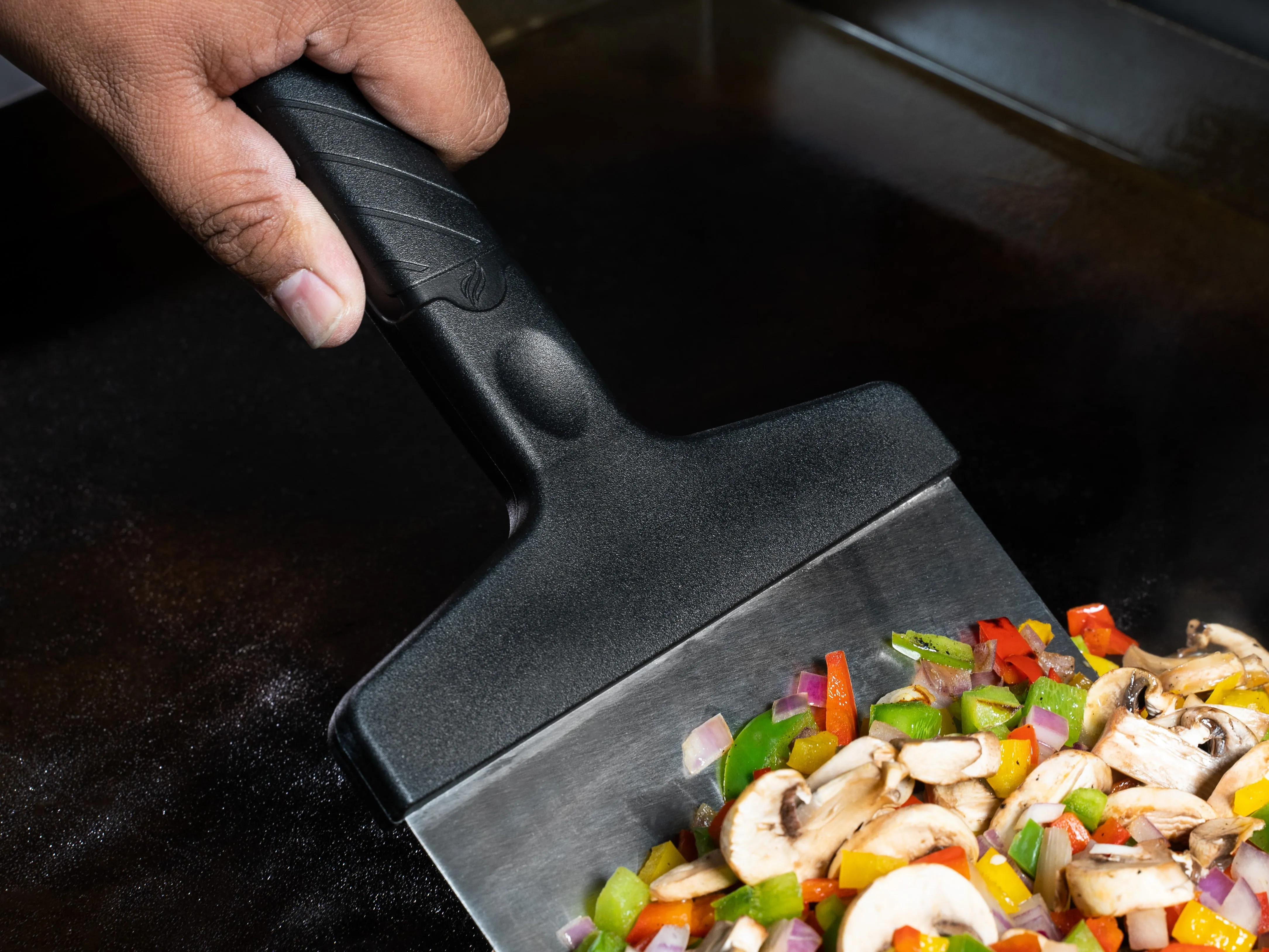 Large Stainless Steel Blackstone 6" Griddle Scraper - NEW   Free Shipping
