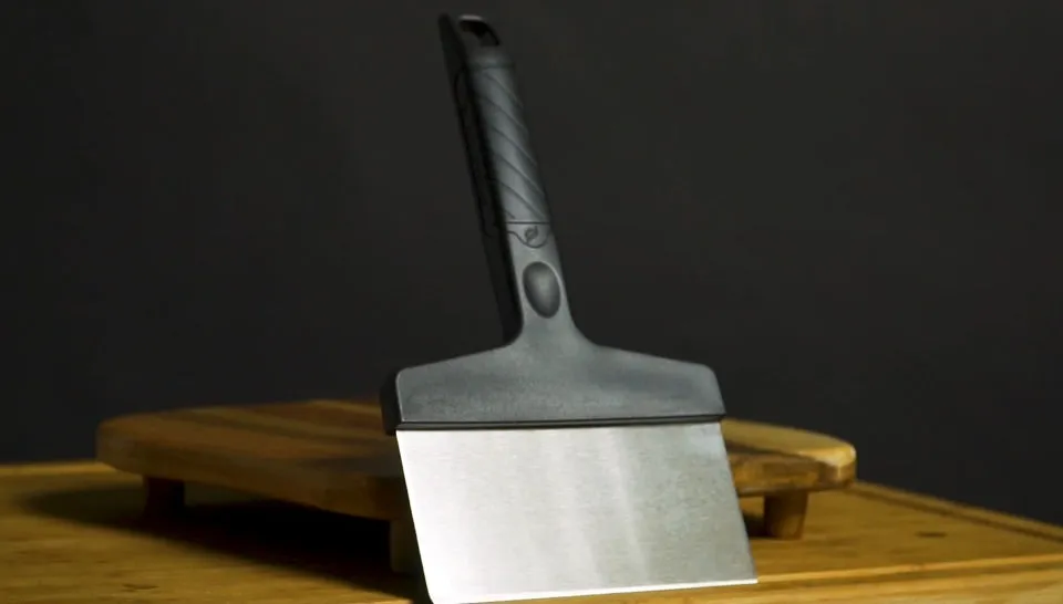 Large Stainless Steel Blackstone 6" Griddle Scraper - NEW   Free Shipping