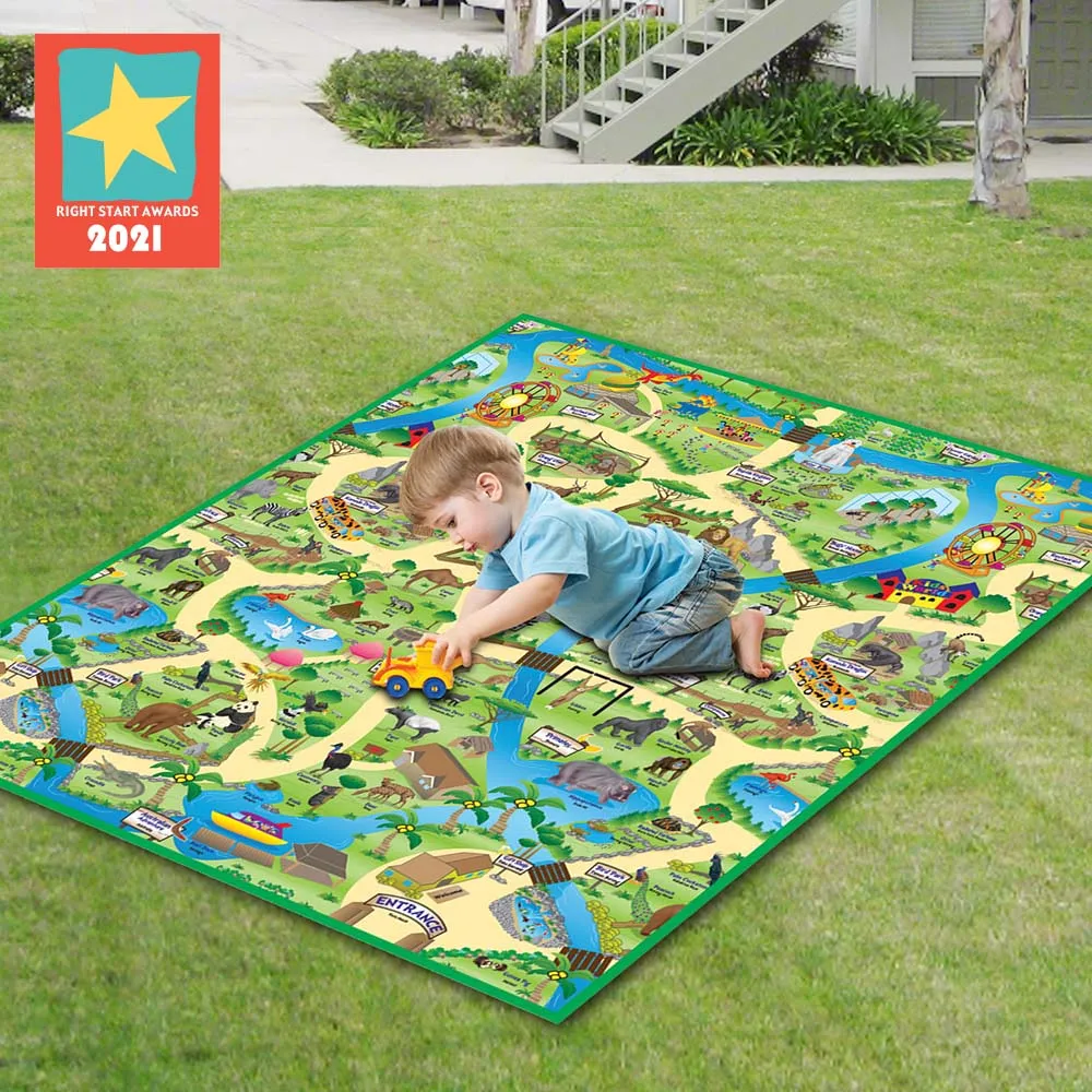 Large Zoo Play Mat (120 x 100cm)