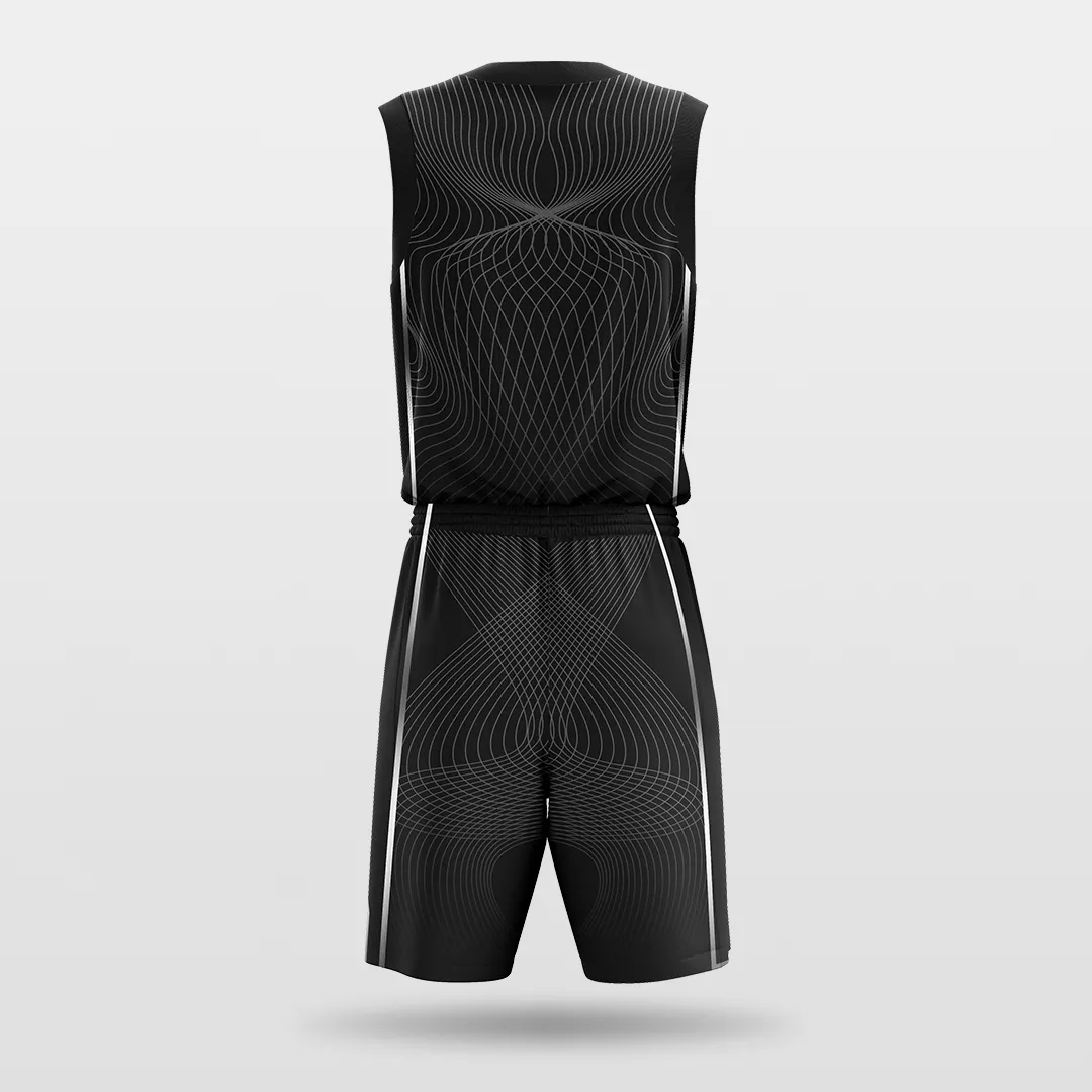 Latitude and Longitude - Customized Sublimated Basketball Set