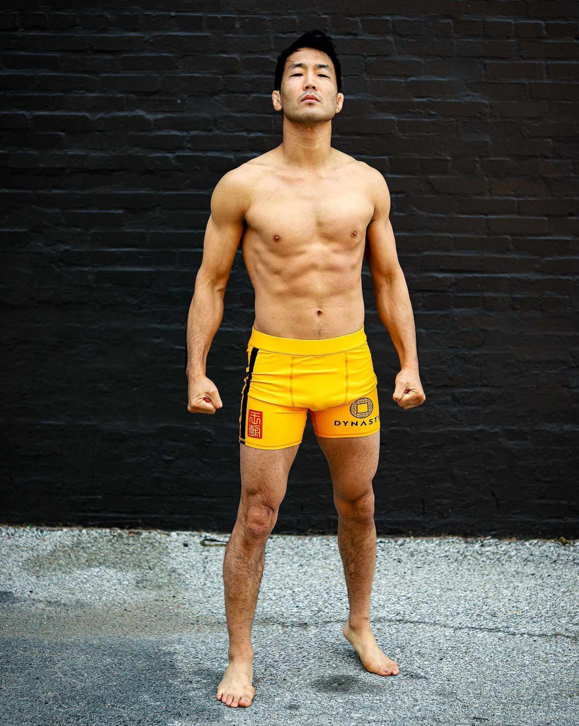 Legendary Spirit Elite Compression Shorts (Vale Tudo) (Yellow)