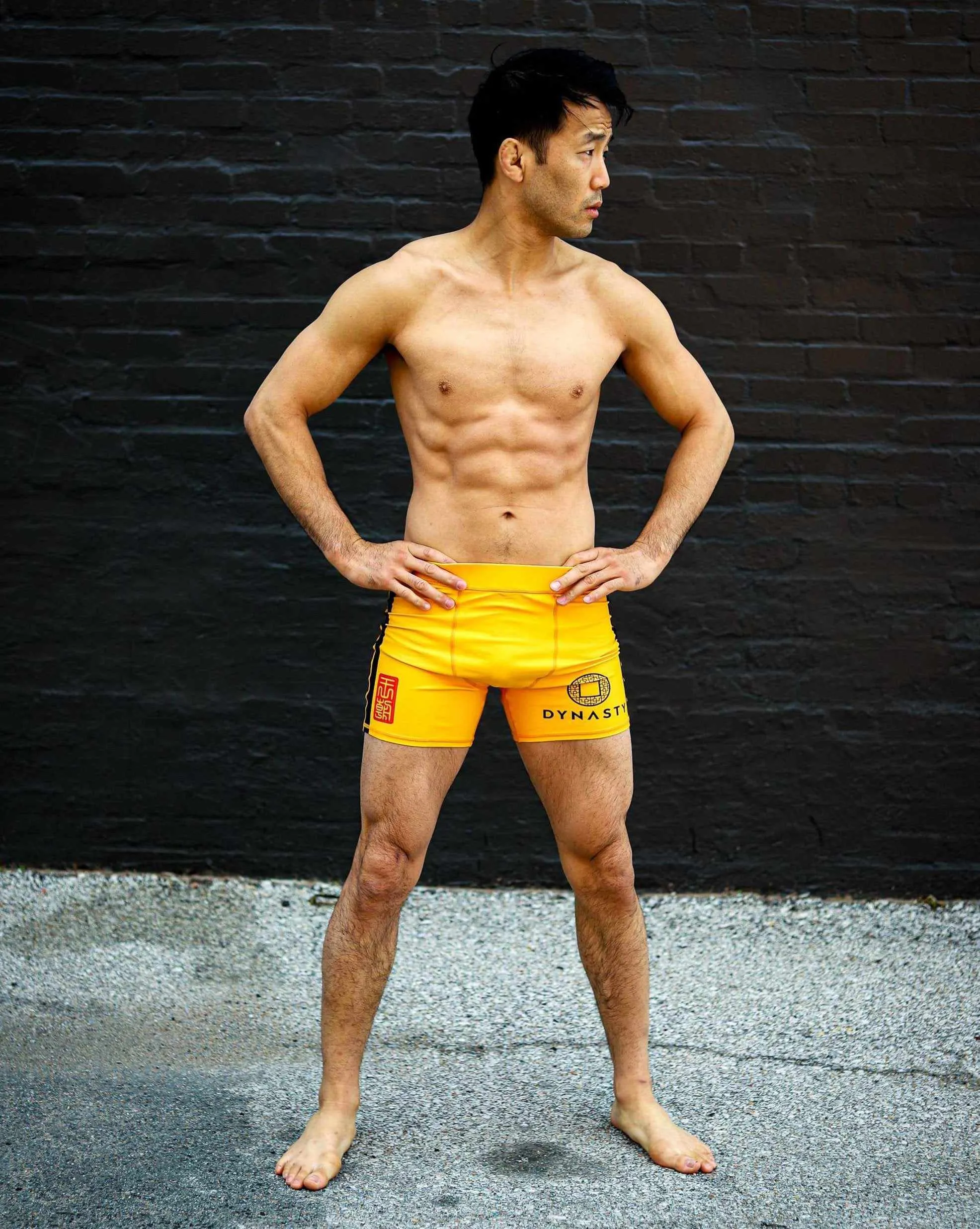 Legendary Spirit Elite Compression Shorts (Vale Tudo) (Yellow)