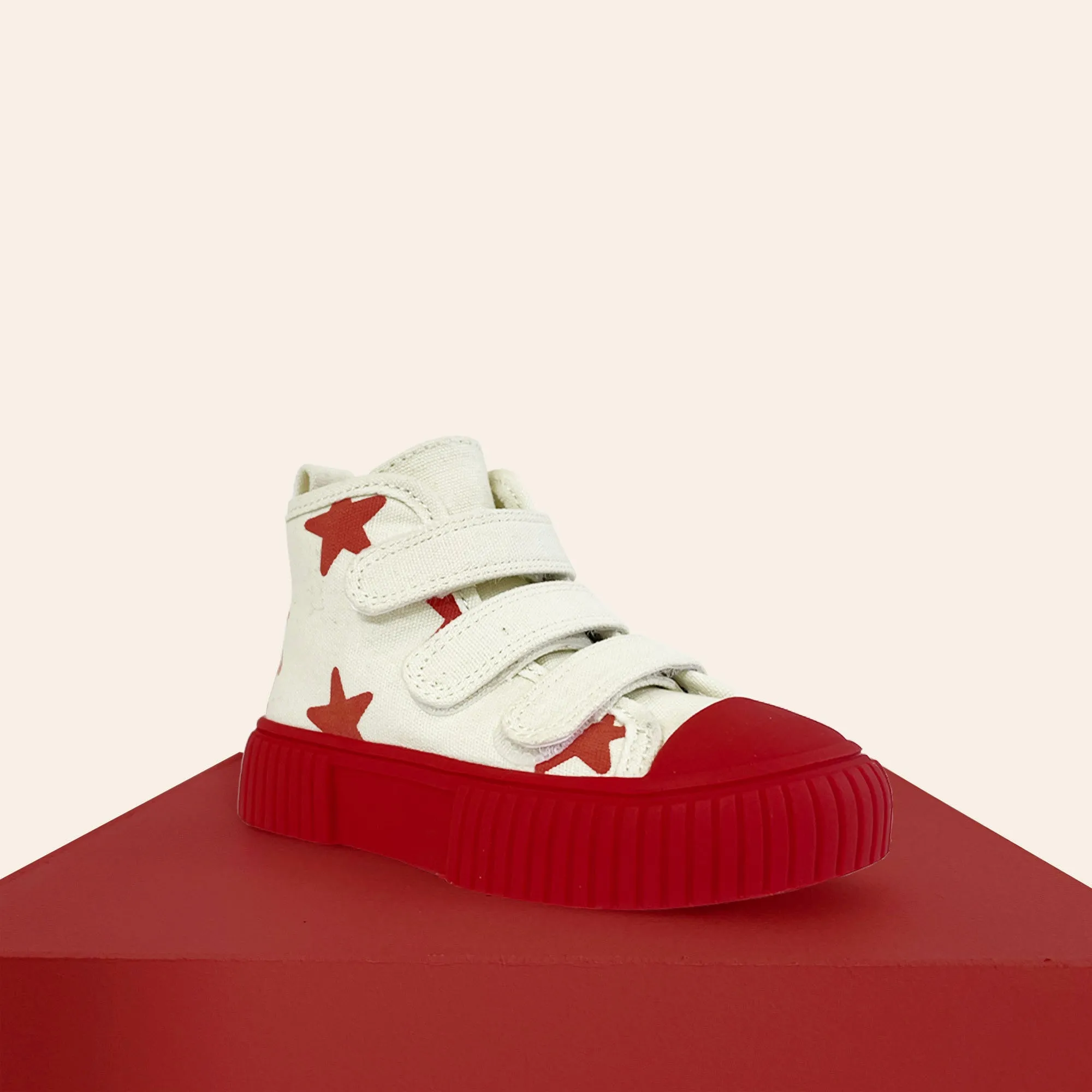 Limited Edition High Top Sneaker - Red Star