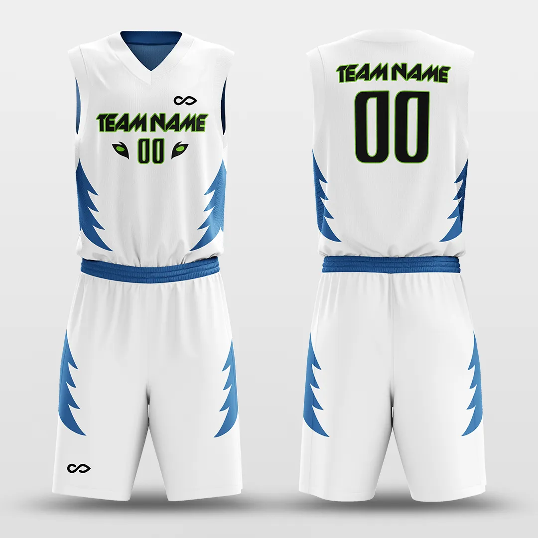 Lone Wolf - Customized Reversible Sublimated Basketball Set
