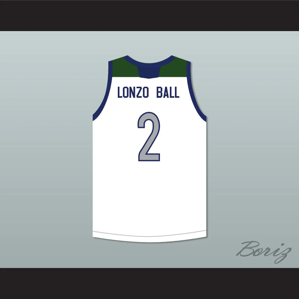 Lonzo Ball 2 Chino Hills Huskies White Basketball Jersey