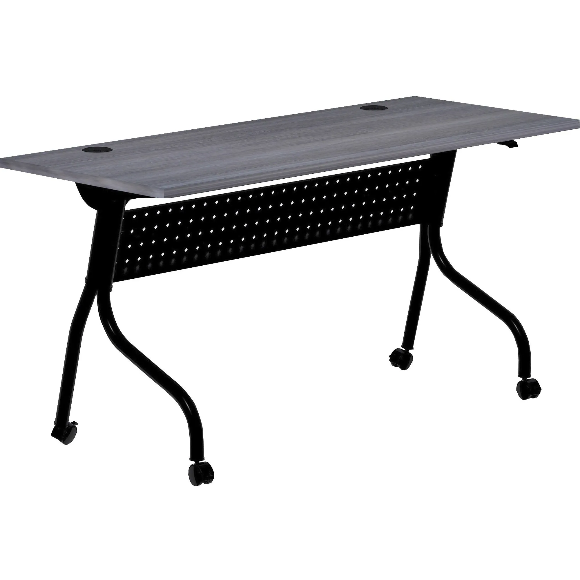 Lorell Charcoal Flip Top Training Table