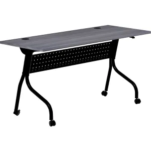 Lorell Charcoal Flip Top Training Table